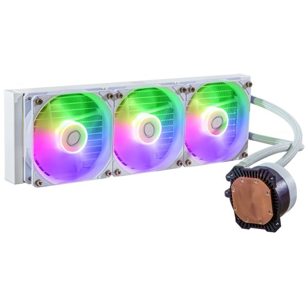 Afbeelding laden in galerijviewer, Cooler Master MasterLiquid 360L Core ARGB WHITE 360mm
