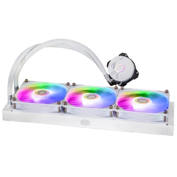 Afbeelding laden in galerijviewer, Cooler Master MasterLiquid 360L Core ARGB WHITE 360mm
