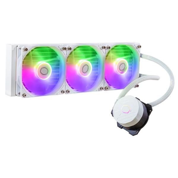 Afbeelding laden in galerijviewer, Cooler Master MasterLiquid 360L Core ARGB WHITE 360mm
