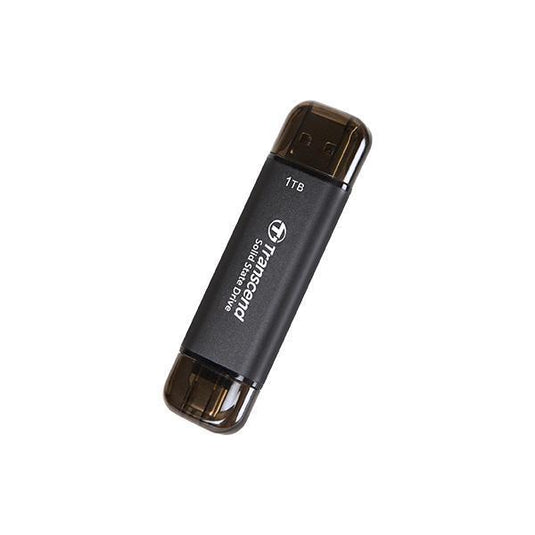 Transcend ts1tesd310c esd310c external ssd, 1tb, usb type-c type-a, 10gbps