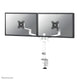 Neomounts ds60-425wh2 desk-mount, 2x 27 inch 8kg, tilt rotate swivel, 100x100 mm, white