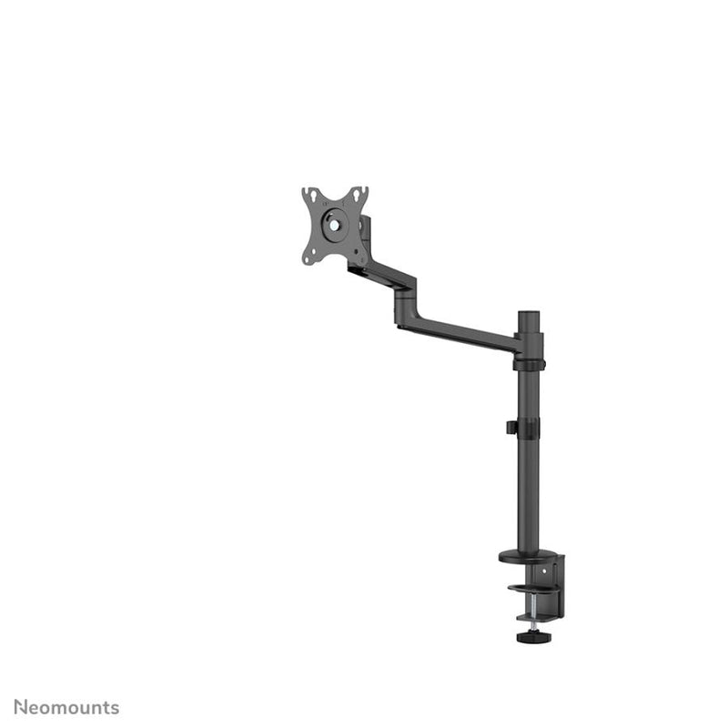 Afbeelding laden in galerijviewer, Neomounts ds60-425bl1 desk-mount, 1x 27 inch, 8 kg, tilt rotate swivel, 100x100 mm, black
