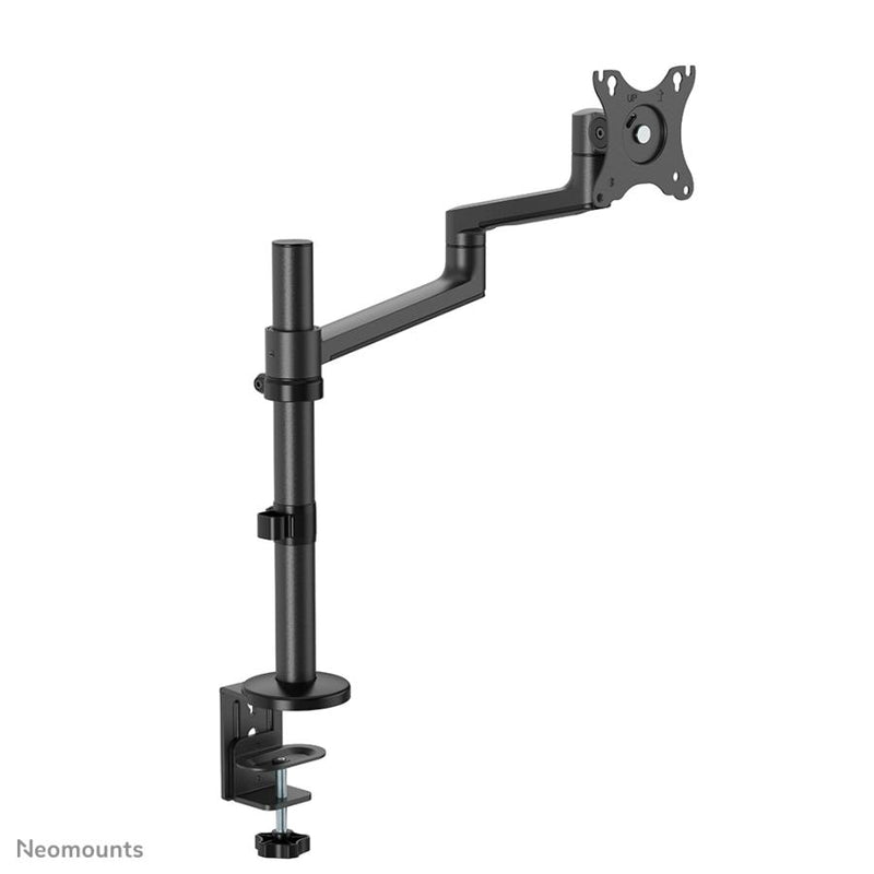 Afbeelding laden in galerijviewer, Neomounts ds60-425bl1 desk-mount, 1x 27 inch, 8 kg, tilt rotate swivel, 100x100 mm, black
