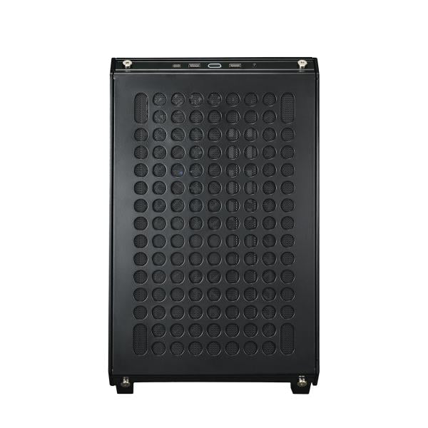 Afbeelding laden in galerijviewer, Cooler master q500-kgnn-s00 qube 500 flatpack, atx, midi-tower, glass window, usb 3.2 type-c, black
