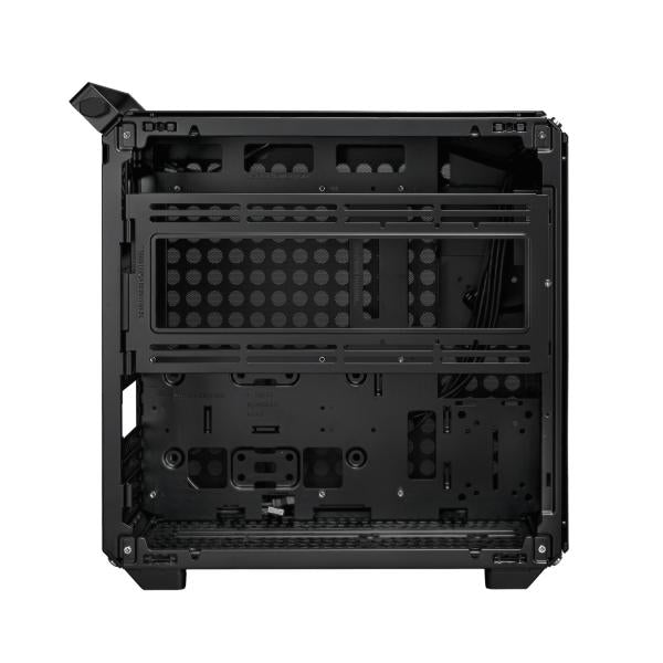 Afbeelding laden in galerijviewer, Cooler master q500-kgnn-s00 qube 500 flatpack, atx, midi-tower, glass window, usb 3.2 type-c, black
