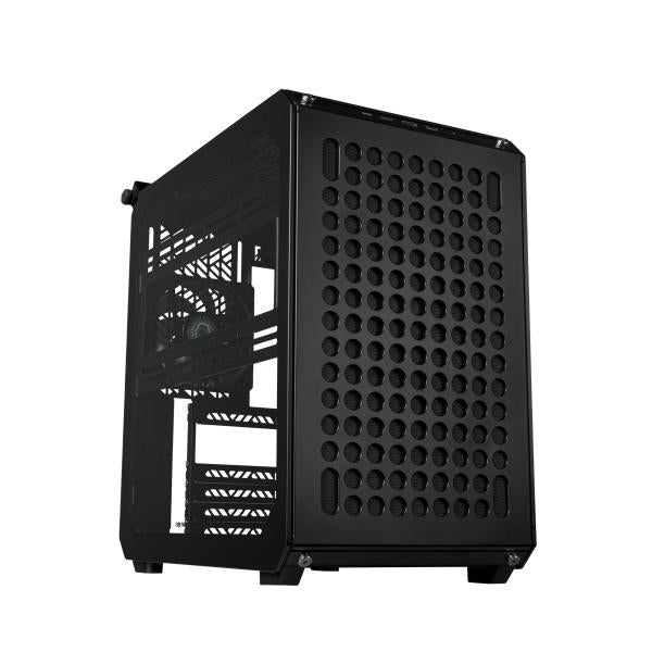 Afbeelding laden in galerijviewer, Cooler master q500-kgnn-s00 qube 500 flatpack, atx, midi-tower, glass window, usb 3.2 type-c, black
