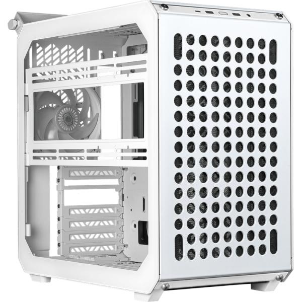 Afbeelding laden in galerijviewer, Cooler master q500-wgnn-s00 qube 500 flatpack white, atx, usb 3.2, 120 140 mm, water-cooling ready
