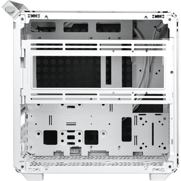 Afbeelding laden in galerijviewer, Cooler master q500-wgnn-s00 qube 500 flatpack white, atx, usb 3.2, 120 140 mm, water-cooling ready
