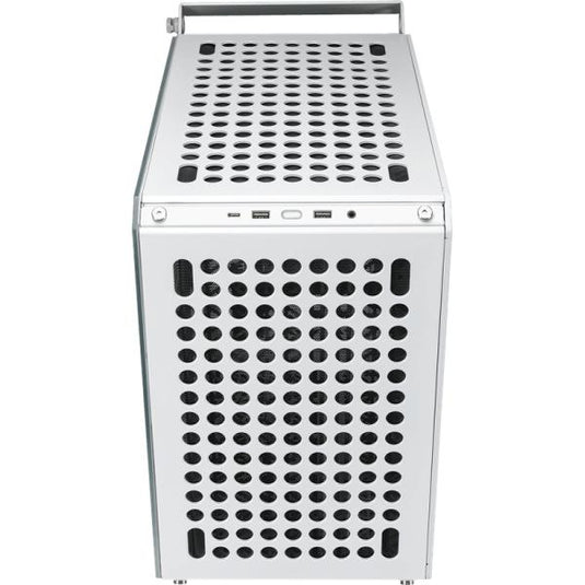 Cooler master q500-wgnn-s00 qube 500 flatpack white, atx, usb 3.2, 120 140 mm, water-cooling ready
