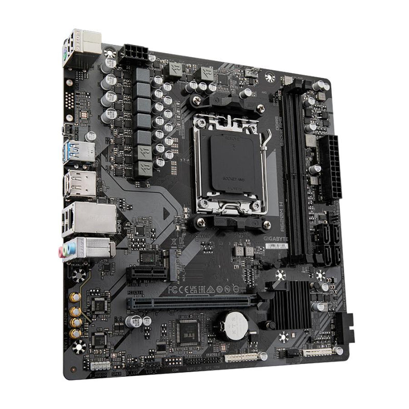Afbeelding laden in galerijviewer, Gigabyte a620m h, matx, amd am5, a620, ddr5, 96 gb, usb 3.2 gen 1, m.2, gbe lan
