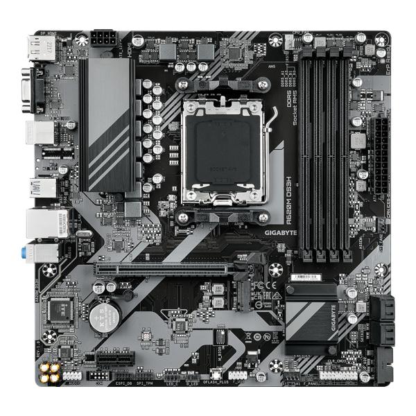 Afbeelding laden in galerijviewer, Gigabyte gigabyte a620m ds3h (rev. 1.0) amd am5, a620, ddr5-sdram, 192 gb, usb 3.2 gen 1, m.2, gbe lan
