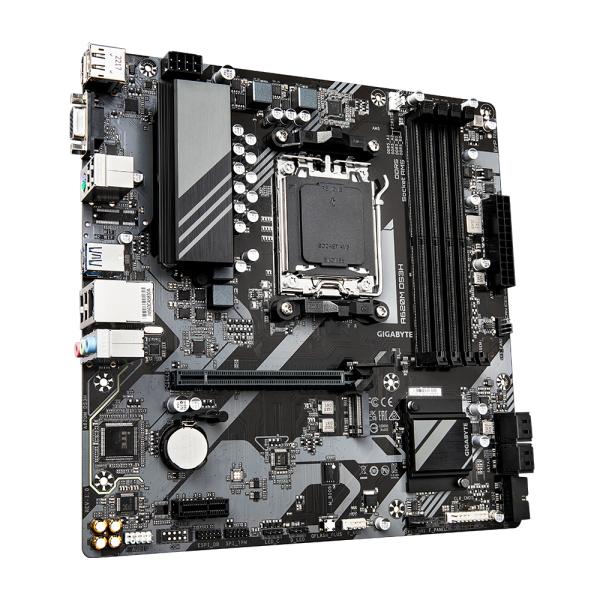 Afbeelding laden in galerijviewer, Gigabyte gigabyte a620m ds3h (rev. 1.0) amd am5, a620, ddr5-sdram, 192 gb, usb 3.2 gen 1, m.2, gbe lan

