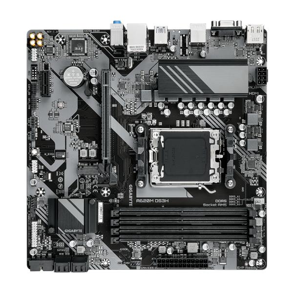 Afbeelding laden in galerijviewer, Gigabyte gigabyte a620m ds3h (rev. 1.0) amd am5, a620, ddr5-sdram, 192 gb, usb 3.2 gen 1, m.2, gbe lan
