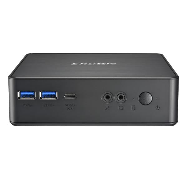 Afbeelding laden in galerijviewer, Shuttle nc40u xpc nano pc nc40u mini pc barebone, intel celeron 7305u, 6x usb3.2, 2x m.2, lan, 24 7
