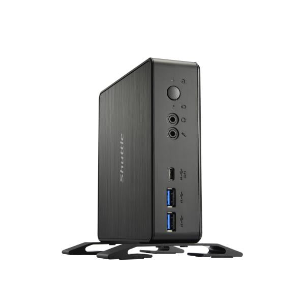 Afbeelding laden in galerijviewer, Shuttle nc40u xpc nano pc nc40u mini pc barebone, intel celeron 7305u, 6x usb3.2, 2x m.2, lan, 24 7
