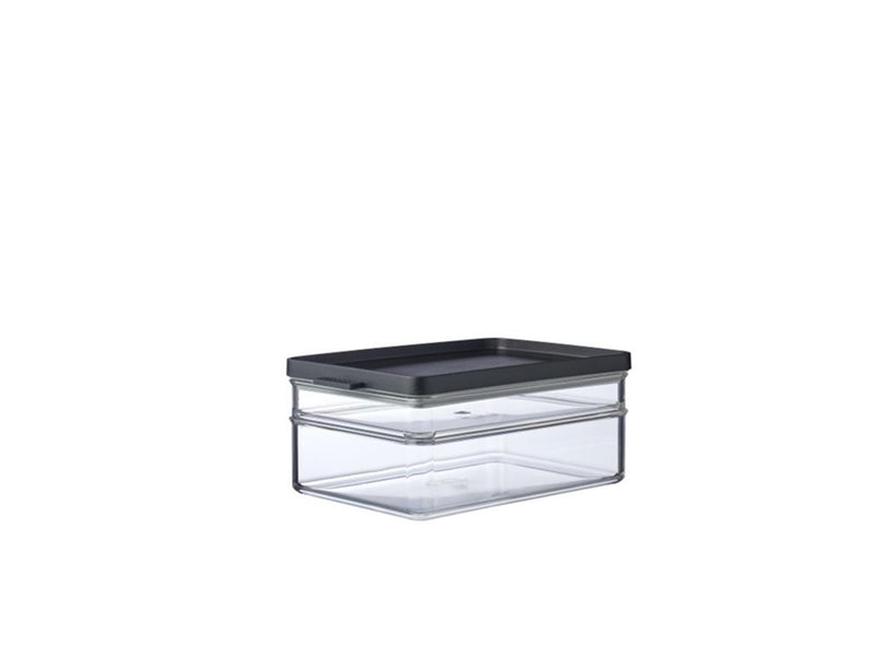 Afbeelding laden in galerijviewer, Mepal koelkastdoos omnia ontbijt duo - zwart 21,9x14,9x9,4cm 500 ml + 1200 ml
