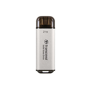 Transcend ts1tesd300s esd300s external ssd, 1 tb, usb type-c, 10 gbps, 1050 950 mb s, silver