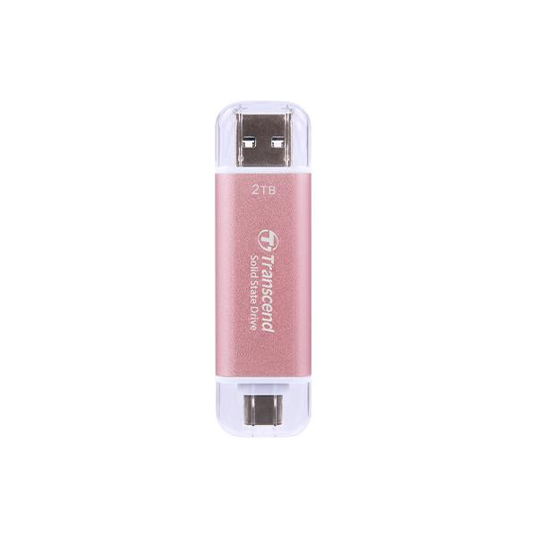 Afbeelding laden in galerijviewer, Transcend ts512gesd310p esd310p external ssd, 512 gb, usb 10gbps, type c a, 1050 950 mb s, pink
