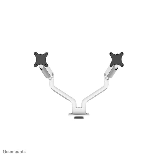 Neomounts ds70s-950wh2 full-motion desk mount, 2x 17 - 35 , 18 kg, 100x100 mm, silver