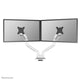 Neomounts ds70s-950wh2 full-motion desk mount, 2x 17 - 35 , 18 kg, 100x100 mm, silver