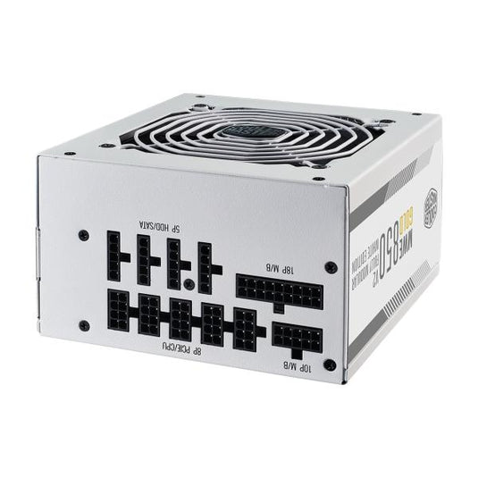 Cooler master mpe-8501-afaag-3g mwe gold v2 eu, 850w, atx3.0, 12vhpwr, =90%, 120mm, white