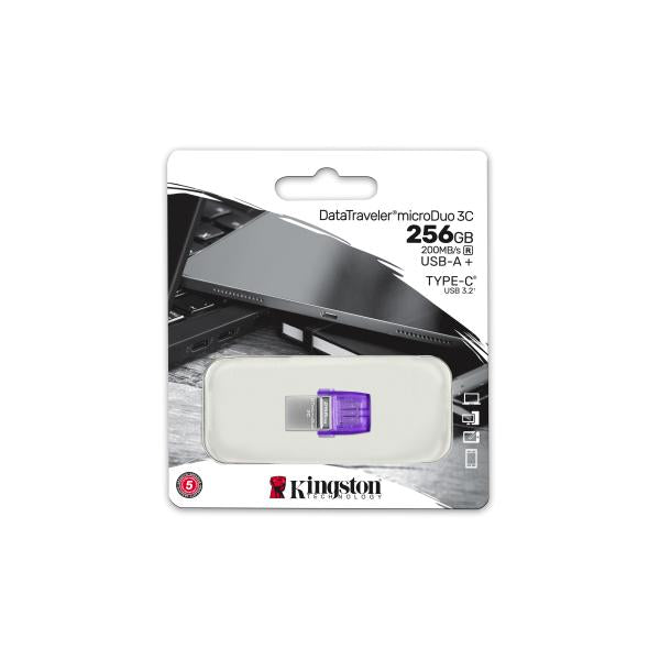 Afbeelding laden in galerijviewer, Kingston DataTraveler microDuo 3C 256 GB
