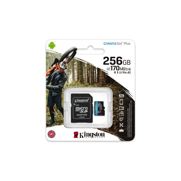 Afbeelding laden in galerijviewer, Kingston Canvas Go! Plus microSDXC 256 GB
