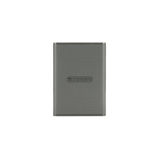 Transcend ts2tesd360c esd360c external ssd, 2tb, usb 20gbps, type c, 2000 mb s, 3d nand, gray