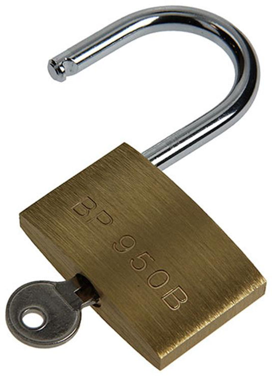 Mack 1014075 - hangslot met cilinder messing 50 mm | 10 stuks