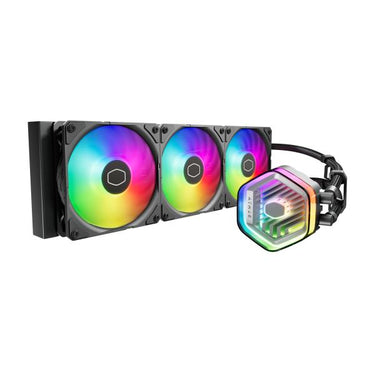 Cooler master mlx-d36m-a25pz-rw masterliquid 360 atmos, 3x 120mm argb white, 690-2500 rpm ± 10%