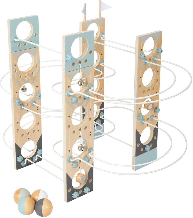Afbeelding laden in galerijviewer, Small foot - houten modulaire knikkerbaan
