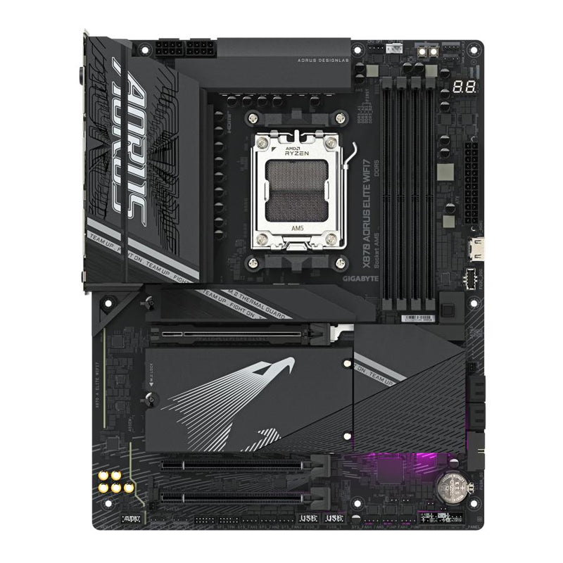Afbeelding laden in galerijviewer, Gigabyte x870 a elite wifi7, atx, amd am5, x870, 4x ddr5, usb4, 2.5 gbe, wi-fi 7, pcie 5.0
