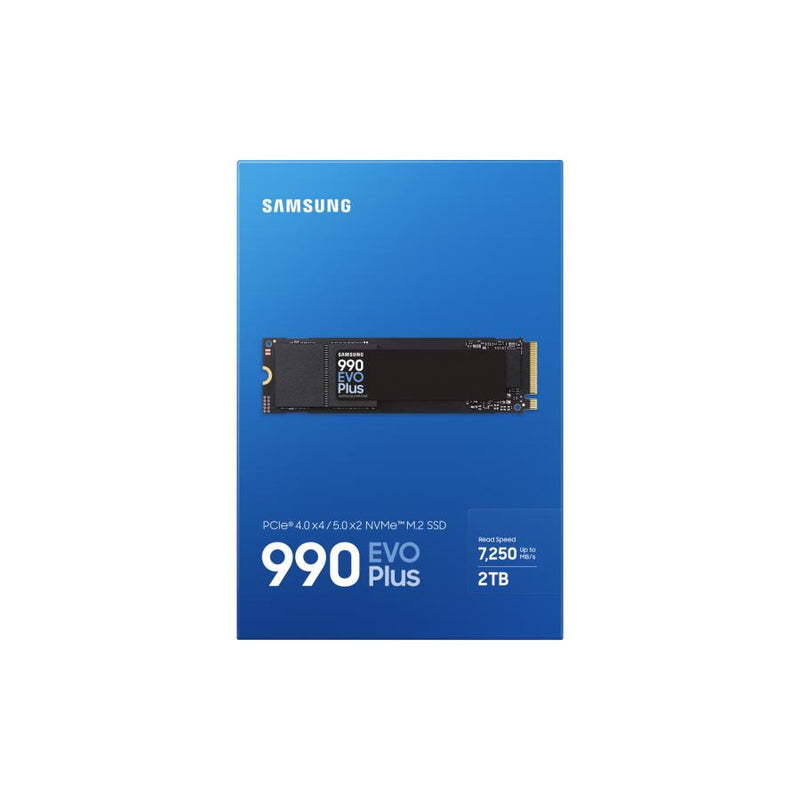 Afbeelding laden in galerijviewer, Samsung mz-v9s2t0bw mz-v9s2t0 990 evo plus ssd, 2 tb, m.2, pcie 4.0, 7150 mb s, 1350000 iops, black
