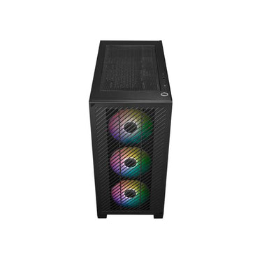 Cooler master e301-kgnn-s00 elite 301 black argb, atx, window, usb 3.2 gen 1 type-c, 3x 120mm argb