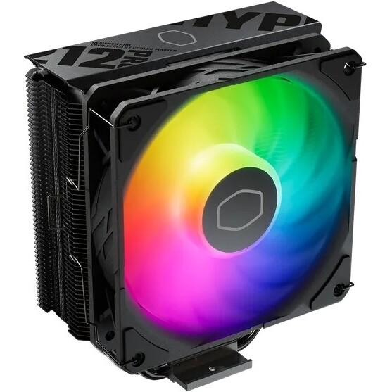Afbeelding laden in galerijviewer, Cooler master rr-212s-25pz-r1 hyper 212 pro, 4-pin pwm, 120mm argb, 690~2500 ± 10% rpm, 4-heatpipe

