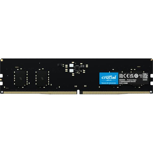 Afbeelding laden in galerijviewer, Crucial ct8g56c46u5 dimm, 8 gb, ddr5 5600 mhz, pc5-44800, unbuffered
