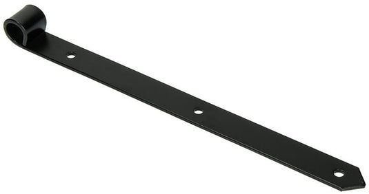 1013639 - enkel luikscharnier zwart 35 cm dia 18 mm | 6 stuks