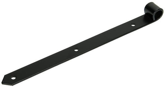 1013639 - enkel luikscharnier zwart 35 cm dia 18 mm | 6 stuks