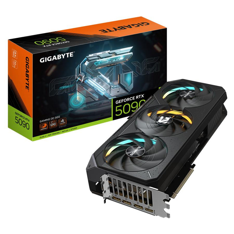 Afbeelding laden in galerijviewer, Gigabyte gv-n5090gaming oc-32gd geforce rtx 5090 gaming oc 32g, 32 gb, gddr7, 512 bit, black

