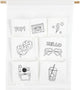 Creativ company katoenen hangende organizer yay 46 cm wit