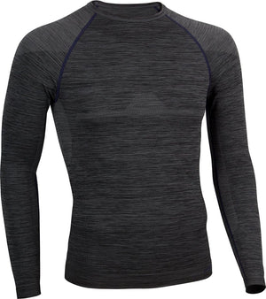 Avento thermoshirt superior - mannen - zwart donkerblauw - maat l