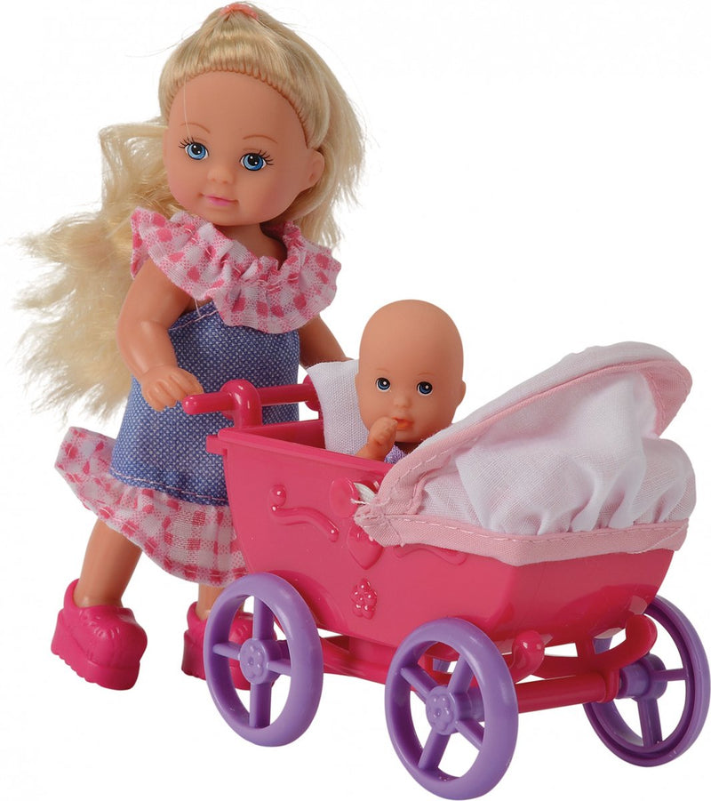 Afbeelding laden in galerijviewer, Evi love simba evi met poppenwagen
