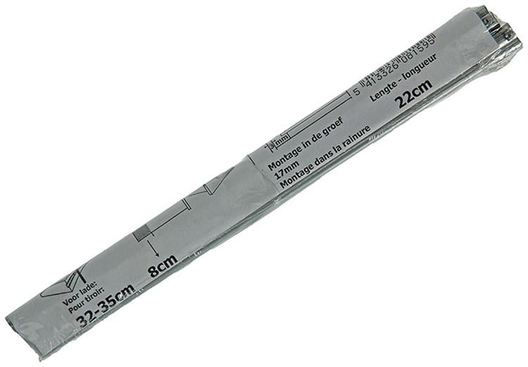 Afbeelding laden in galerijviewer, 1014509 - pr.kogelladegeleiders verzinkt17mm 32-35cm 10kg | 5 stuks
