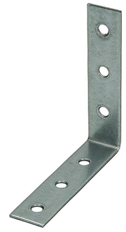 1013760 - 20 geplooide winkelhaken verzinkt 85x85x20mm | 10 stuks