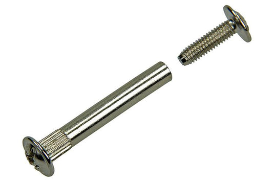 Mack 1013783 - 6 mini verbindingsschroeven vernikkeld ø 5 mm 30-40 mm | 10 stuks