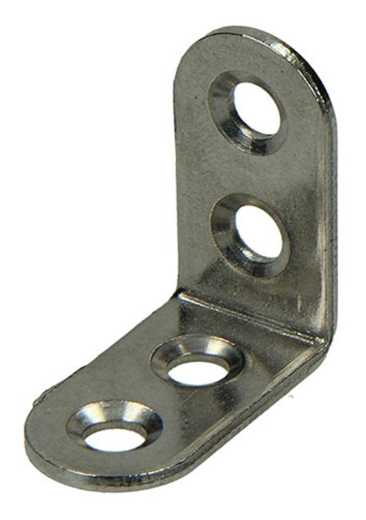 Afbeelding laden in galerijviewer, Mack 1013773 - 4 stoelwinkelhaken inox 30x30mm | 10 stuks
