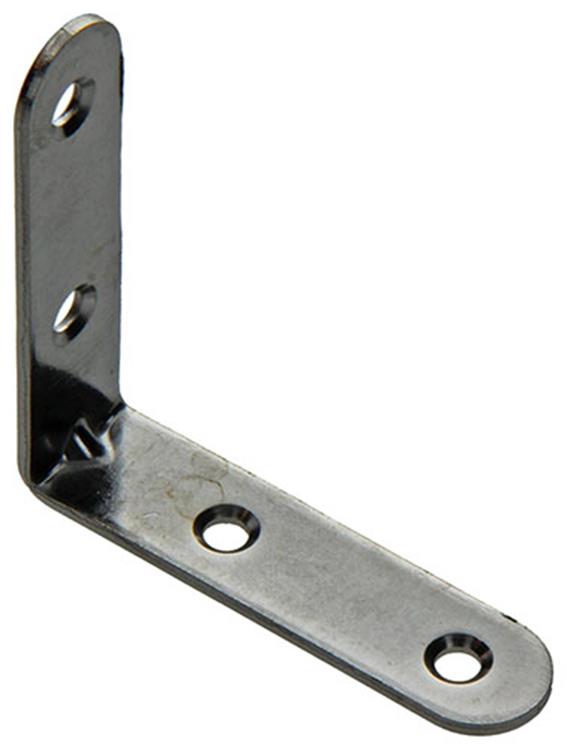 Afbeelding laden in galerijviewer, Mack 1013775 - 4 stoelwinkelhaken inox 60x60mm | 10 stuks
