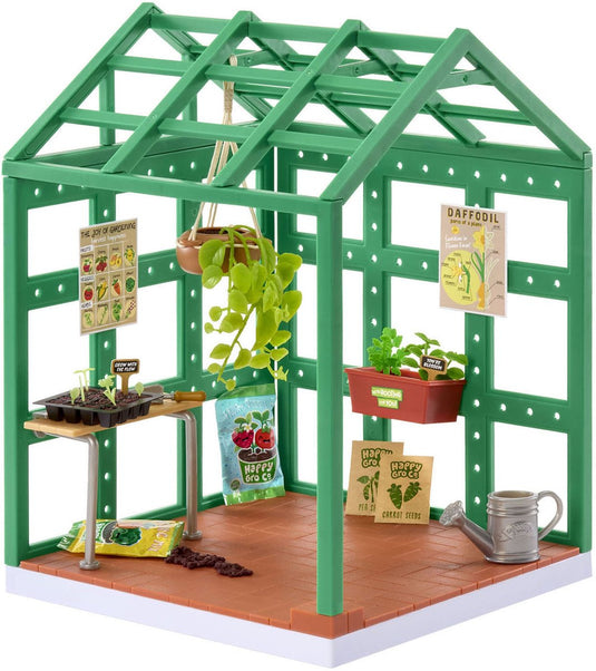 Miniverse - spaces starter pack greenhouse-knutselset - bouwpakket- maak je eigen mini plantenkas!