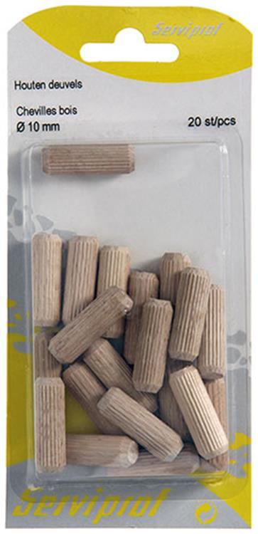 Afbeelding laden in galerijviewer, Mack 1013779 - 20 houten deuvels ø 10 mm | 5 stuks
