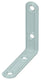 Mack 1013795 - 4 geplooide winkelhaken wit gelakt 60x60mm | 10 stuks